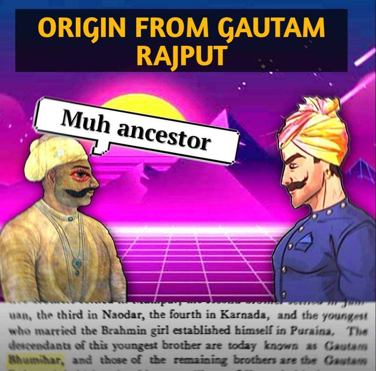 Bhumihar_Times's tweet photo. @Eros9897 @DamnNeega @BhadoriyaOG @BettiahWallah @Magahiya_Jawan1 @notorioussyngh Sabse retard bhumihar aaj tak ke tum hi mile ho 😂😂 jahan jahan source me rajput likha he usko ulta bhumihar bolraha ch7tiya https://t.co/WiPQhSpOTX