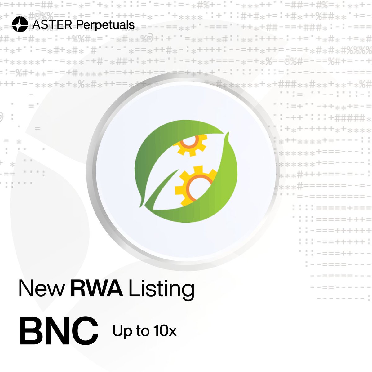 Aster_DEX's tweet photo. New RWA perp listing: $BNC (CEA Industries Inc) with up to 10x leverage. https://t.co/FegSrFSEHK