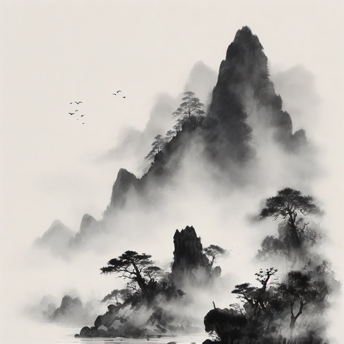 adelw392998's tweet photo. [Immerse yourself in 10 mins of ink art vibes—soft brushstrokes, quiet textures, pure creative joy  #ArtExperience]， https://t.co/A6f3WPcTL6