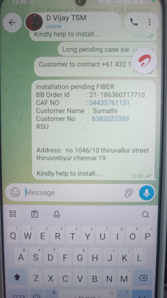 mohan20's tweet photo. @FAISALNABEEL2 @airtelindia @JM_Scindia 6th day has gone after payment!airtel promises connection will be given in 24 hrs. Thanks for 'airtel's  customer ignorance care!! https://t.co/LuS84M0tN2