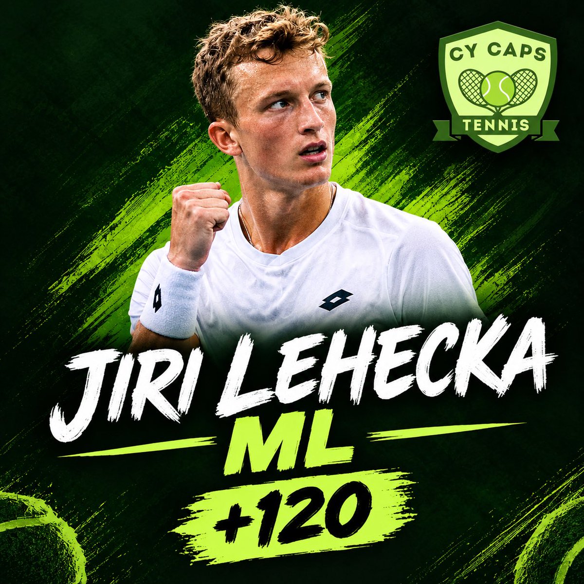 CyCapsTennis's tweet photo. Lehecka ML vs Shelton
+120 2U to win 2.4U
-
Tough to see Shelton in full form days after losing his first major final. The emotional dip leading into a match vs top 20 competition would make this an extraordinary feat if he could pull it off. 
#DavisCup #Tennis #Shelton #Lehecka https://t.co/WZPEIVjCOm