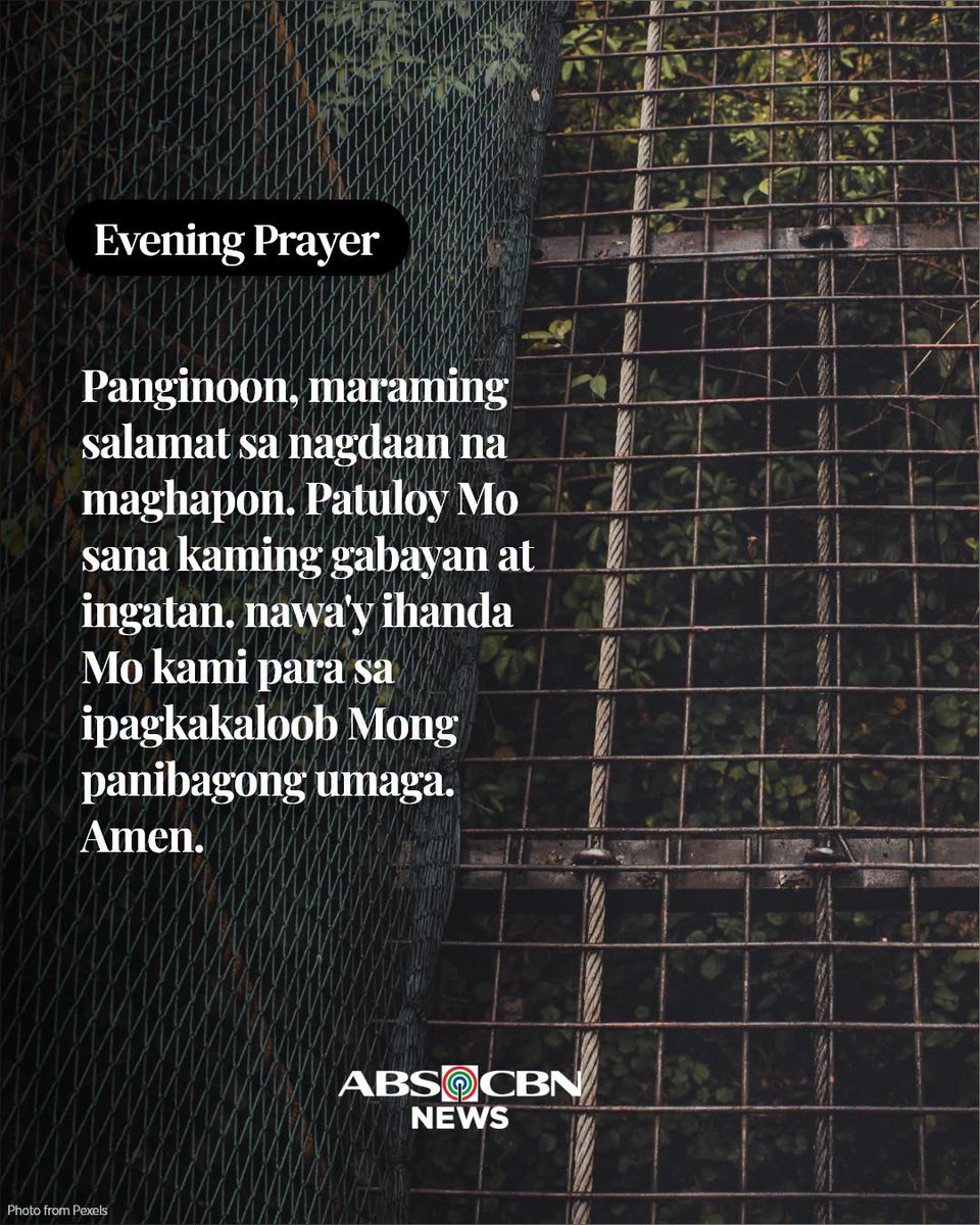 ABSCBNNews's tweet photo. Patuloy Mo kaming gabayan at ingatan. https://t.co/Rcq0Wvzlo2