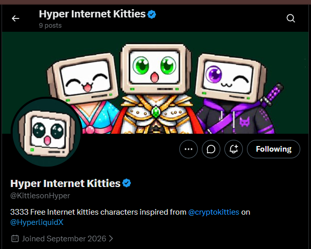 LastLapRH's tweet photo. We’ve secured 2x FREE MINT spots for @KittiesonHyper by @CryptoKitties for the LastLap community.

-Follow @LastLapRH &amp; @KittiesonHyper 
-❤️Like &amp; Retweet🔁
-Drop your $HYPE Addy

Another opportunity unlocked for our riders.🏍️

The grid keeps expanding.🏗️ https://t.co/hhGLJvwFgY