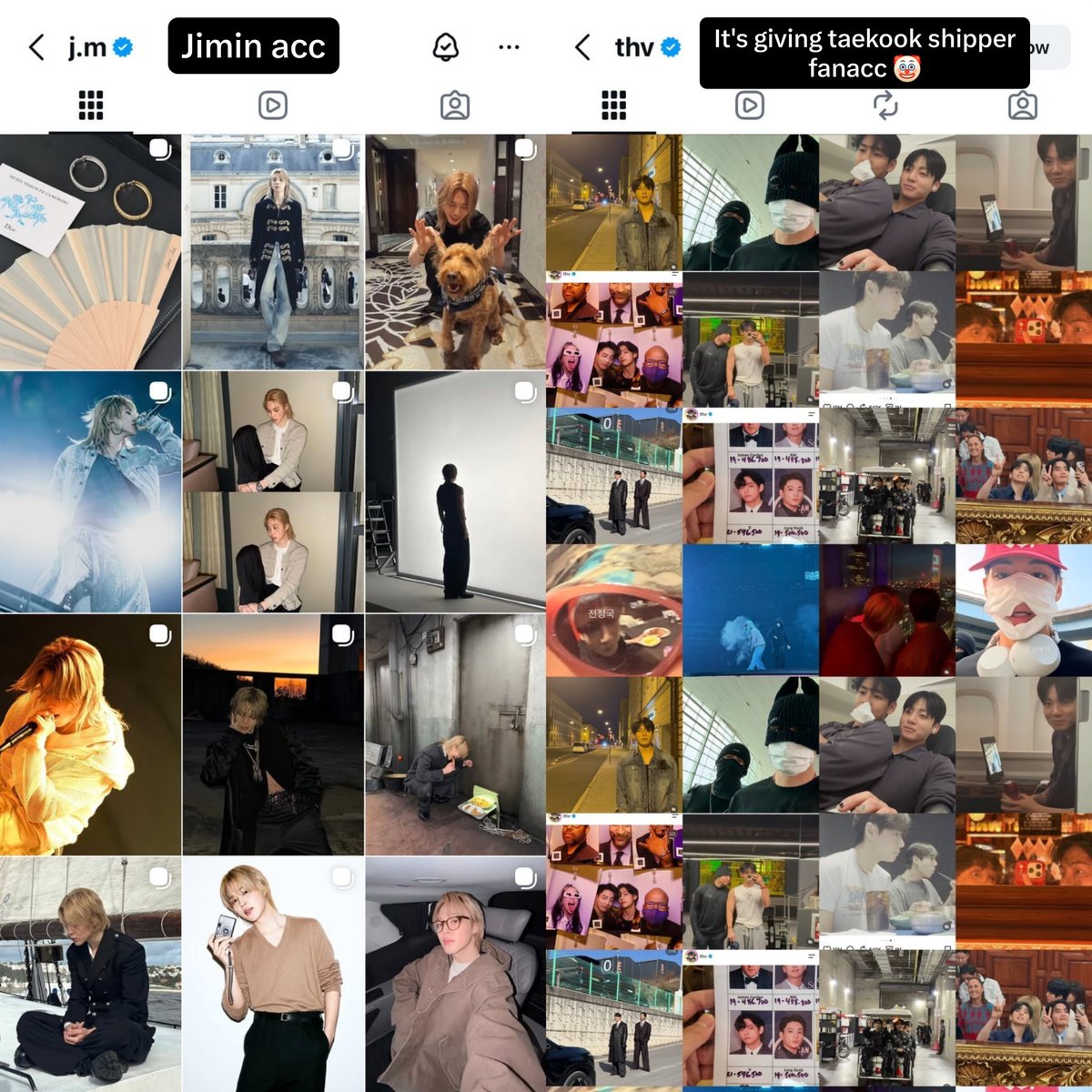 deviL1shmind's tweet photo. @Thboss6363738 @admirevjungkook Why are you acting like everyone is blind? Everyone can see that thv's ig acc is full of him feeding his shippers 😭 https://t.co/5b5gQ7q1yz
