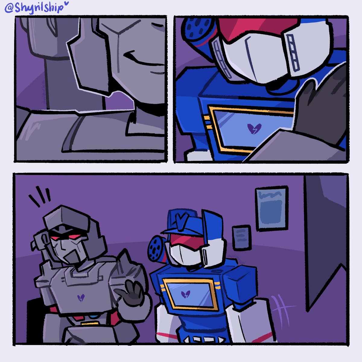 shyrilship's tweet photo. Soundwave’s Unwavering Loyalty 👐 (1/2)

#maccadam #megasound (?) https://t.co/oRTpGdKtaC
