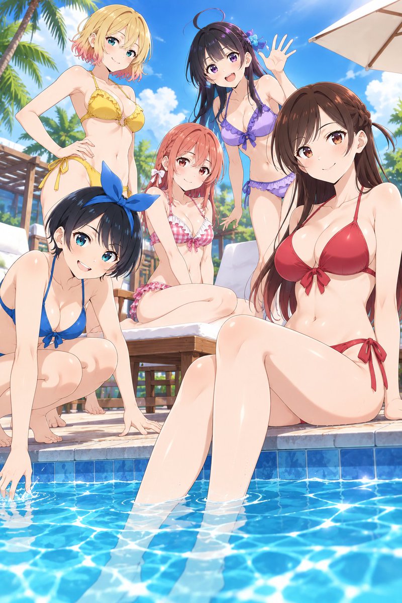 mizuki_two's tweet photo. 美少女５人 https://t.co/kLwRHvgfVQ