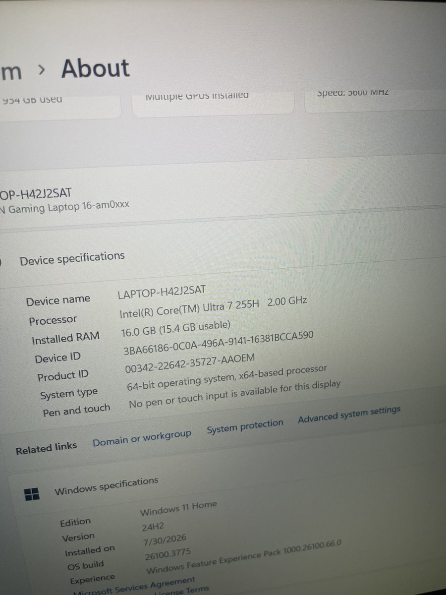 Gbem_i's tweet photo. Open Box, Clean HP OMEN Gaming laptop 16
16-inch - FHD 2K 240Hz sRGB Display
Intel Core Ultra 7 - 225 15th Gen Processor
1TB Storage / 16GB DDR5 RAM
8GB Nvidia RTX 5060 DDR7 Graphics  
Price tag 🏷️ N1,950,000 https://t.co/YZVUFi78Df