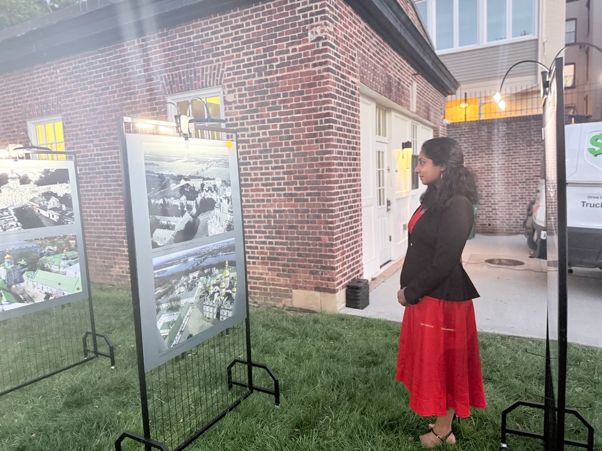 UKRintheUSA's tweet photo. The exhibition “Kyiv-Pechersk Lavra: 975 Years of History – 100 Years of Responsible Preservation” was unveiled in Washington, DC, during a reception marking the 35th anniversary of the restoration of Ukraine’s independence, hosted by the Embassy of Ukraine in the USA in cooperation with Ukraine House.

Through photographs spanning from the late 18th to the early 21st century, the exhibition tells the story of the Lavra, its architecture, and the generations of people who lived, worked, prayed, and visited there.

The exhibition was prepared by the National Preserve “Kyiv-Pechersk Lavra” in partnership with the @MFA_Ukraine, the Embassy of Ukraine in the USA, @UKRinUN, the Ministry of Culture of Ukraine, and the Pylyp Orlyk Foundation.

Founded in 1051, the Lavra has witnessed centuries of Ukrainian history. In 2026, Ukraine marks the 100th anniversary of the National Preserve “Kyiv-Pechersk Lavra,” established in 1926 to protect this unique heritage.

Today, the Lavra faces a new threat. Several buildings of the complex have been damaged by Russian attacks on Kyiv during the full-scale war.

The exhibition will travel to other cities across the United States.