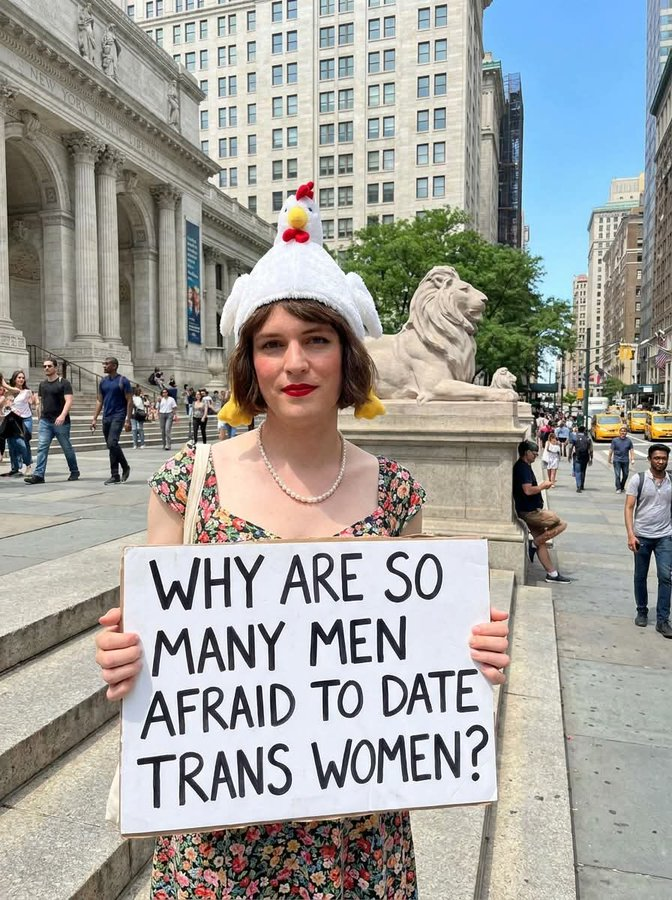 Anna15gw's tweet photo. Why are so many men afraid to date trans women? https://t.co/teXnW5k2ha