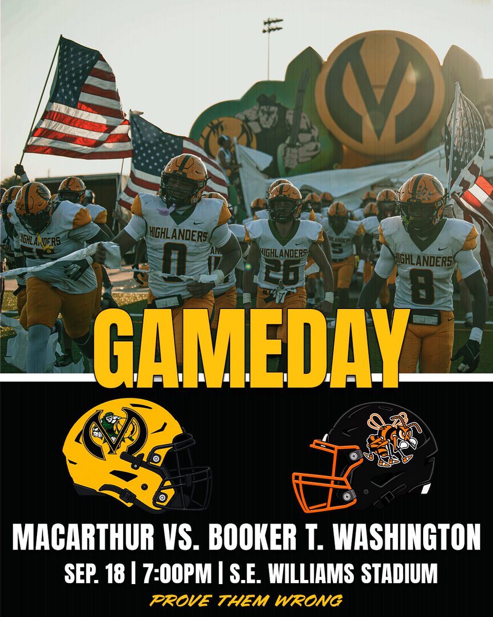MacHighlanders's tweet photo. Game day in Tulsa! Make the drive and support as we have our last non district game! #ProveThemWrong https://t.co/TmvpXodkZ8