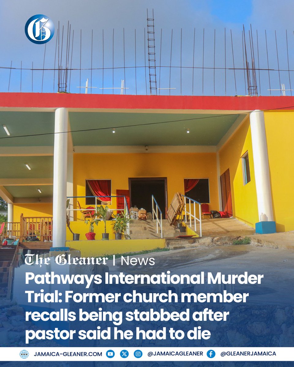 JamaicaGleaner's tweet photo. A former member of the flock led by the now-deceased church leader Dr Kevin Smith said he had been perplexed when the pastor told him that he would have to be killed.
Read more: https://t.co/d3BKJk47VL #GLNRToday https://t.co/36chhjIB0T