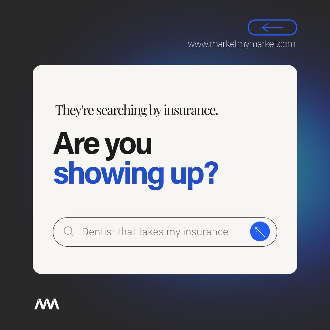 marketmymarket's tweet photo. If patients are searching with specific needs in mind, generic marketing will only go so far.

We help practices create a stronger local presence by making important information easier to find, understand, and trust.

📞 Call (800) 997-7336. 

#DigitalMarketing  #SEO https://t.co/sLzlM5qHQl