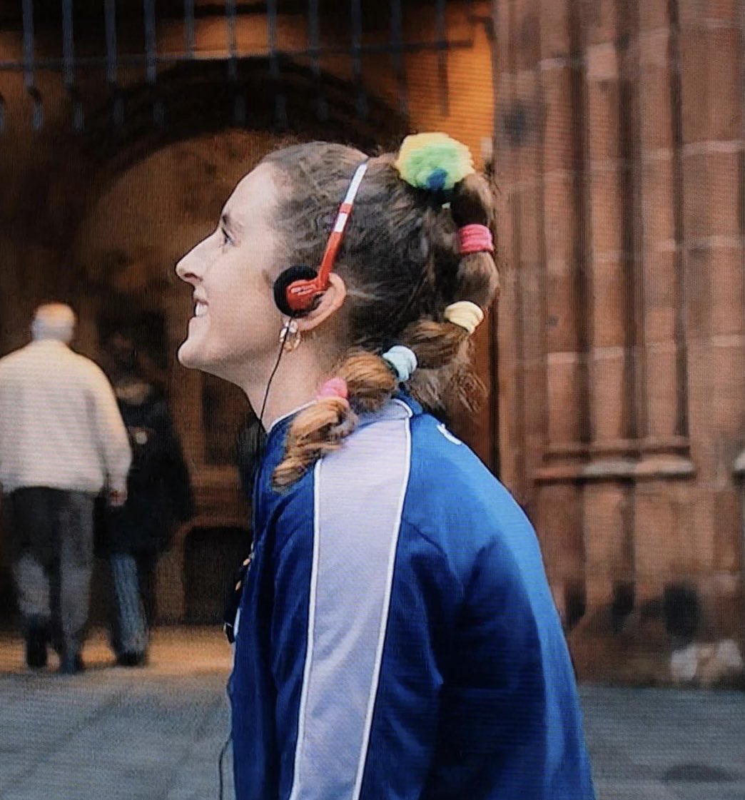 imaderrygerl's tweet photo. Orla wearing her headphones backwards of course 😭 https://t.co/BOFBmXV0gf