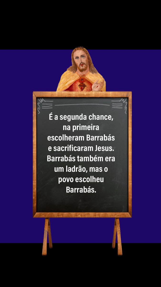 RevistaBijoux's tweet photo. Pastor evangélico escolhe as passagens da Bíblia que convém para iludir fiéis. A história se repete. A humanidade tem uma segunda chance, na primeira escolheram Barrabás e sacrificaram Jesus. Barrabás também era ladrão, e o povo escolheu Barrabás. Vão ser induzidos a outro erro ? https://t.co/R68xq7UiO6