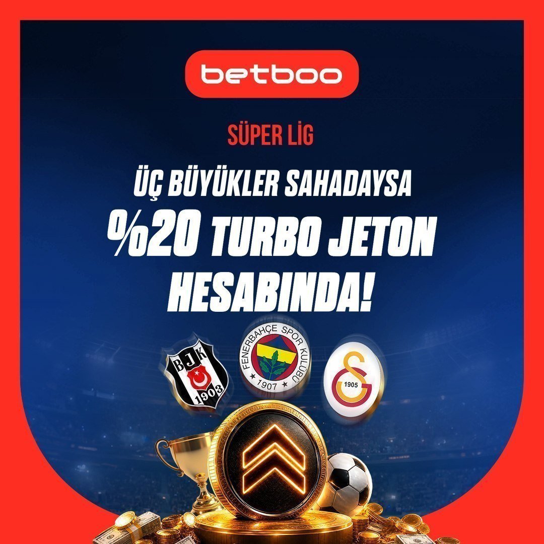 BetbooGuncelGir's tweet photo. 🔥 Üç Büyükler Sahadaysa %20 Turbo Jeton Hesabında! 🔥

⚽️ Süper Lig'de kuponuna Tubo Jeton'u ekle, kazanç miktarını sen yükselt! 

Trabzonspor - Galatasaray: 19 Eylül, saat 20.00'de

Kazanmak için 👉 https://t.co/iusfGx0CUT https://t.co/dn0nV1PWsg