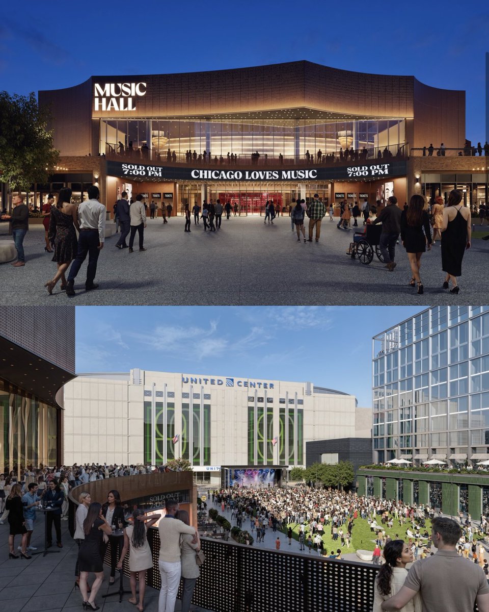 UnitedCenter's tweet photo. Here’s your first look inside our new Music Hall! 🎶

Released exclusively with VenuesNow, go behind the scenes and see the purpose-built live performance venue taking shape on the United Center campus as a part of The 1901 Project. https://t.co/uNO0dF9VAM