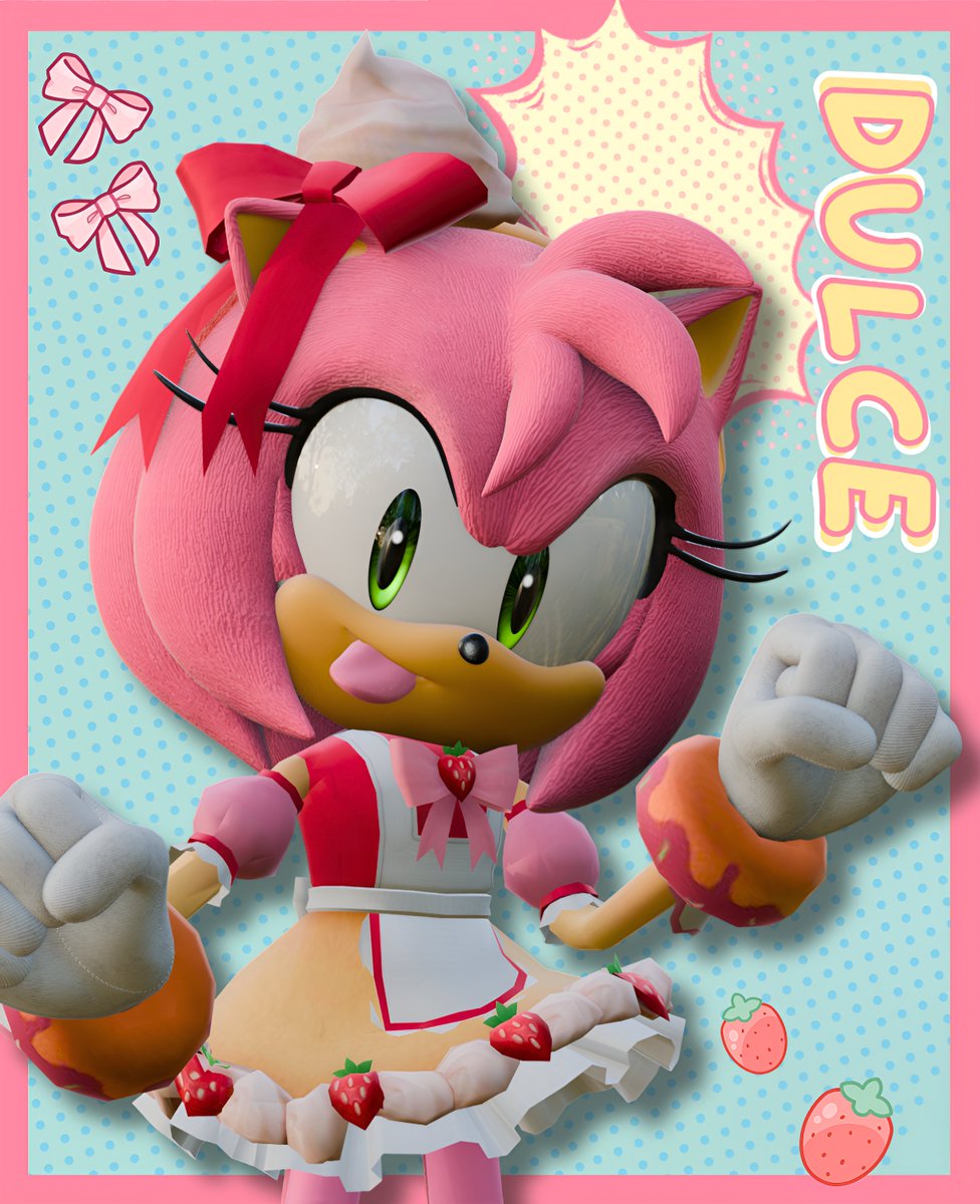 Luuvu2112's tweet photo. time for a sweet treat hehe !!

#amyrose #sonicthehedgehog #blender https://t.co/BkM5TM8VwW