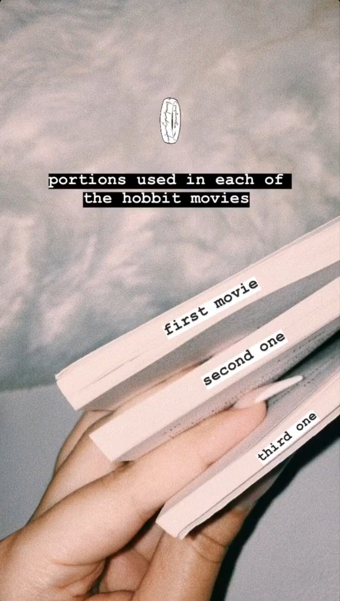 tinuveil's tweet photo. throwback to when I reread the hobbit and marked where each of the films ended. https://t.co/IHIu83vYAL