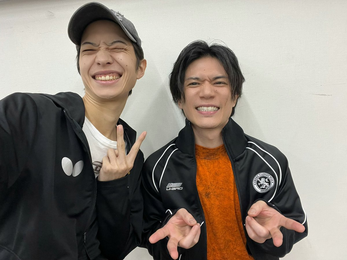 MatsuS_official's tweet photo. 稽古終わりに…

陣さんお久しぶりです！！ https://t.co/OMGEzTEpsZ