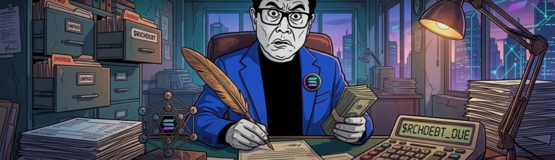 TheBlackBull0x's tweet photo. There are two types of people:
    “Who cares about $RICHDEBT?”
    and
    “Bro, look at this $RICHDEBT thread.” https://t.co/sHZ9wlcBes