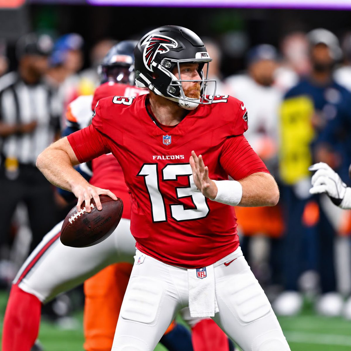 MySportsUpdate's tweet photo. The #Falcons will start QB Cooper Rush on Sunday vs. the Carolina Panthers.

Tua Tagovailoa (oblique) is doubtful, while Michael Penix Jr. (knee) is OUT and needs at least another week. https://t.co/YEKwNIzncn