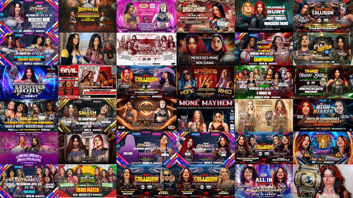 meteoras's tweet photo. every mercedes moné match during the pwi women's 250 evaluation period for this year

october 1, 2025 — september 30, 2026 https://t.co/r5r1jPDmxN
