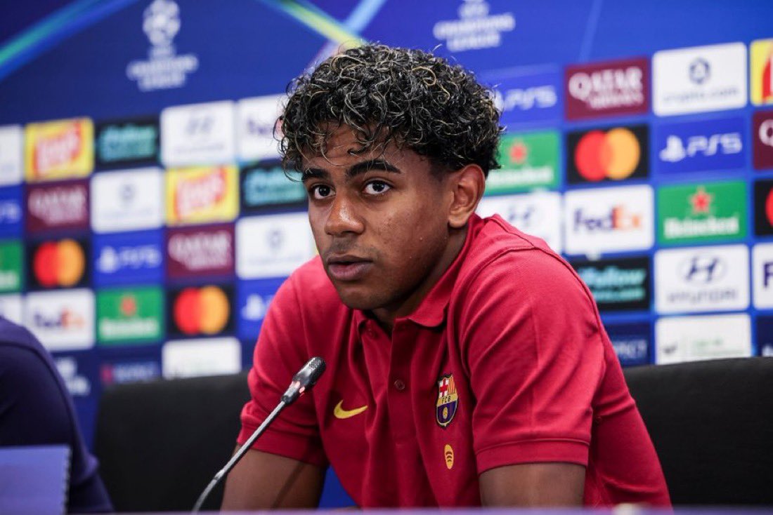 1SMi_'s tweet photo. 🚨🚨🚨🚨🚨🚨🚨🚨 — لامين يامال: 

يبدو لي أرسنال خصمًا يشبهنا كثيرًا

لكنني أعتقد أننا متفوقون عليهم 😨🔥 https://t.co/E1Ia5Q1djs