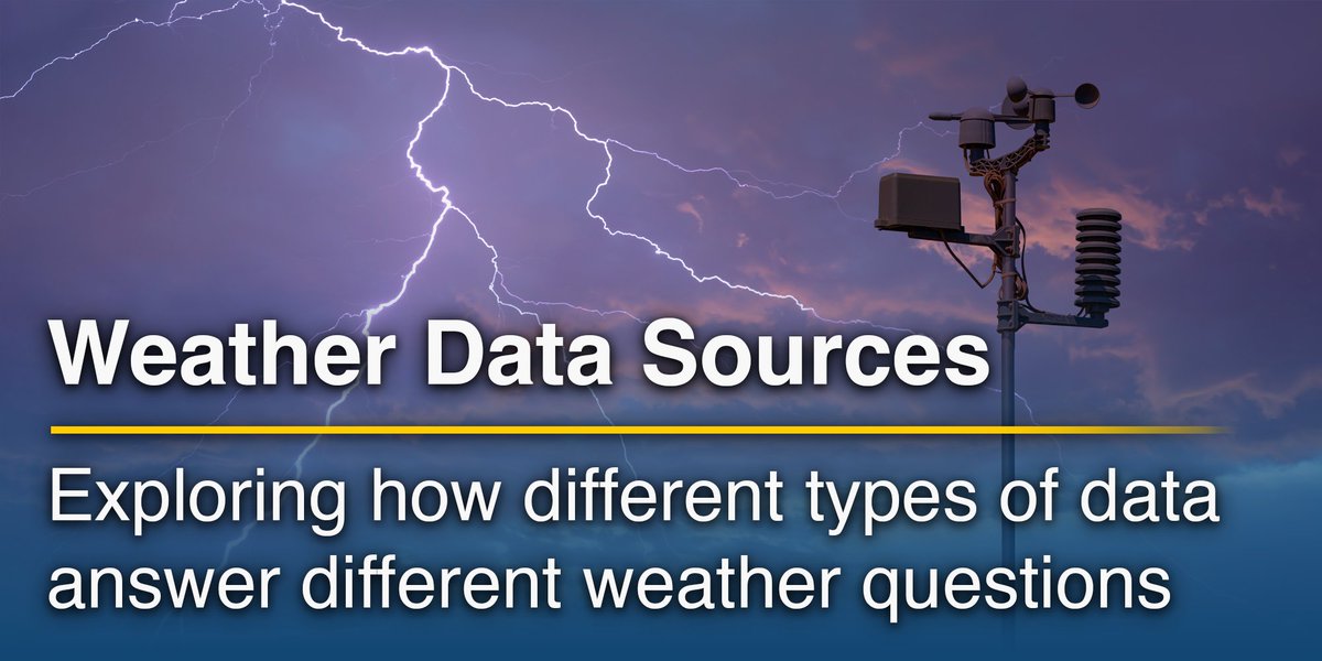 meteoblue's tweet photo. 🔎⚡ Weather Data Explained: From Measurements to Climate Normals 

Weather data can come from many different sources and each one is suited to a different type of question.

A station measurement tells us what is happening at a specific location. A forecast estimates how conditions may develop. Reanalysis reconstructs past weather using observations and models, while climatology helps us understand what is typical over longer periods. 

In our latest article, we explain:

➡️ Observations – how weather stations, balloons, radar, buoys and satellites measure the atmosphere
➡️ Forecasts – how numerical models use the current state of the atmosphere to estimate future conditions
➡️ Reanalysis – how historical observations and modelling are combined to reconstruct past weather
➡️ Climatology – how long-term records are used to define averages, normals and typical conditions
➡️ Why the data source matters – and how choosing the right dataset depends on whether you are analysing the past, planning for the future or assessing long-term patterns 

The same location can be described by a measurement, a forecast, a reanalysis value or a climate normal – but each provides a different type of information. 

📖 Read the full article: https://t.co/2XzZB9Y2FM

#WeatherData #Meteorology #ClimateData #Reanalysis #Climatology #meteoblue