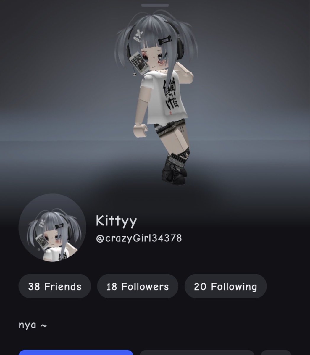 suicidal_vixen's tweet photo. hiiihihi im lf friends to play roblox w/ if nobody sees this ill crrash out https://t.co/Nsex6iJeni