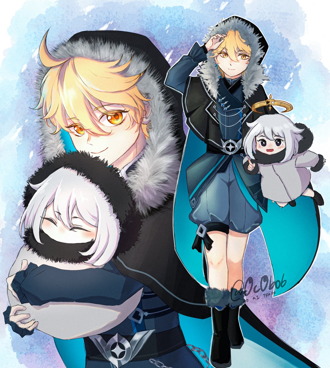OcObob's tweet photo. Aether New Winter Outfit :)
Bonus Paimon ✨️
#GenshinImpact #原神 #空 https://t.co/CK2wEiRrfa