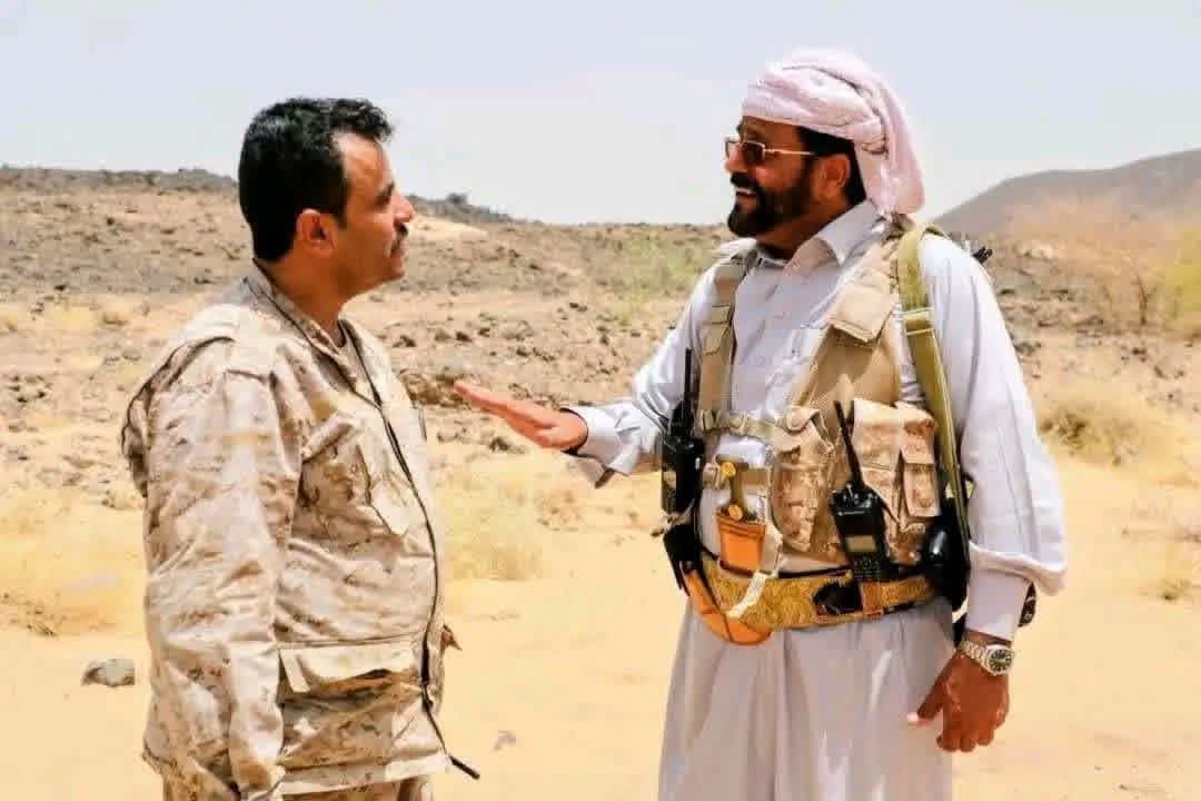 Alomari67's tweet photo. حي ذا الشوف 
الفريق /سلطان بن علي العراده 
والعميد أحمد راجح ابو أصبع 
من الخطوط الأمامية في ساحات المعركة.
حفظهم الله. https://t.co/idGXqTVcTg