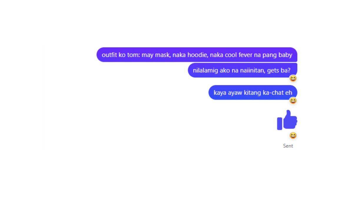 eyyy5e's tweet photo. me lam ba, nababadtrip kapag nagjojoke na ako tsaka pa nag offline or di na sumagot. so ano, ako na lang tatawa mag-isa? https://t.co/dDMrzRKC18