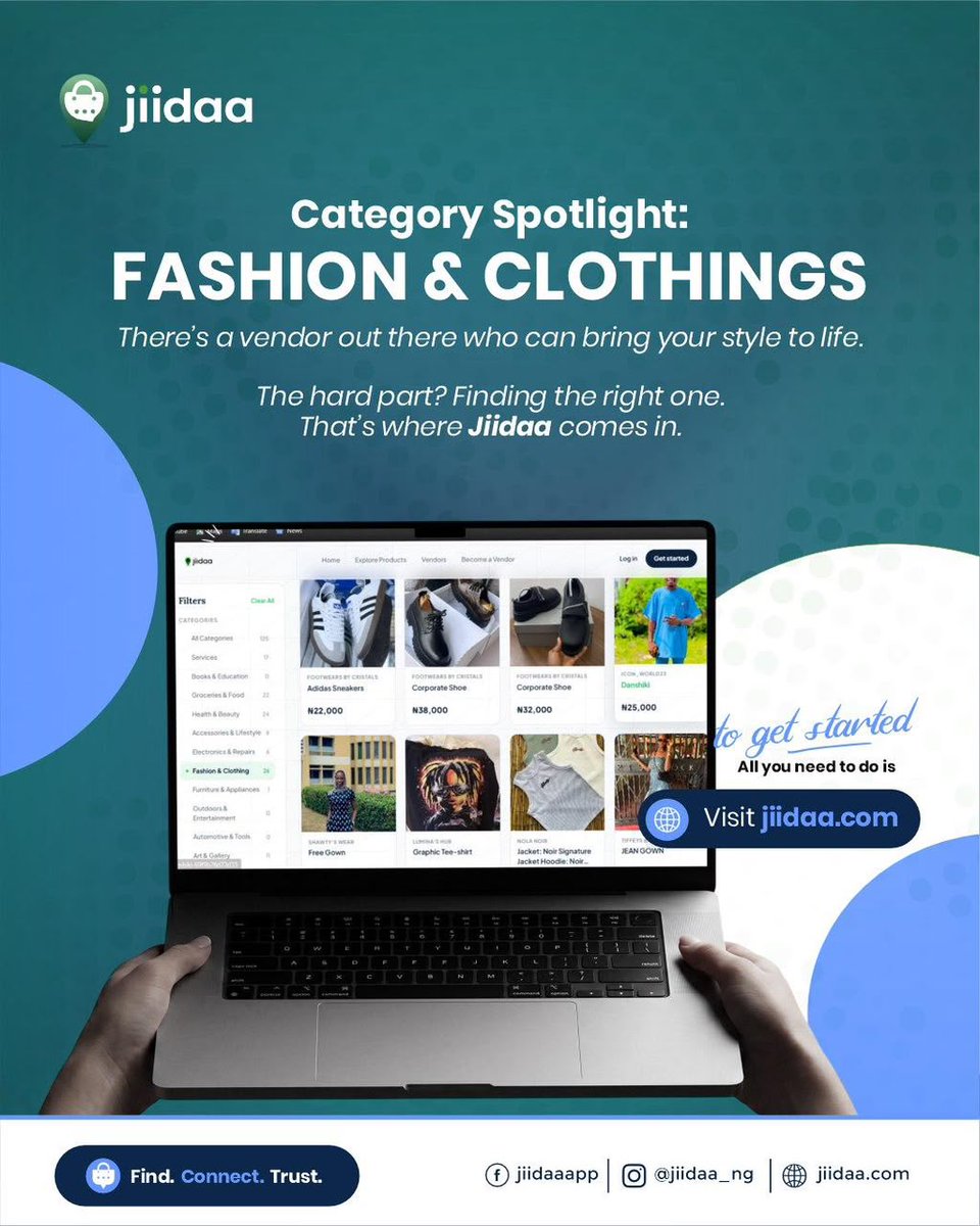 Jiidaa_ng's tweet photo. This is a bit of what we help you do😊

You'll get to know more about jiidaa and how it helps scale your business when you follow us🙌 https://t.co/Ok2HOUVJK2