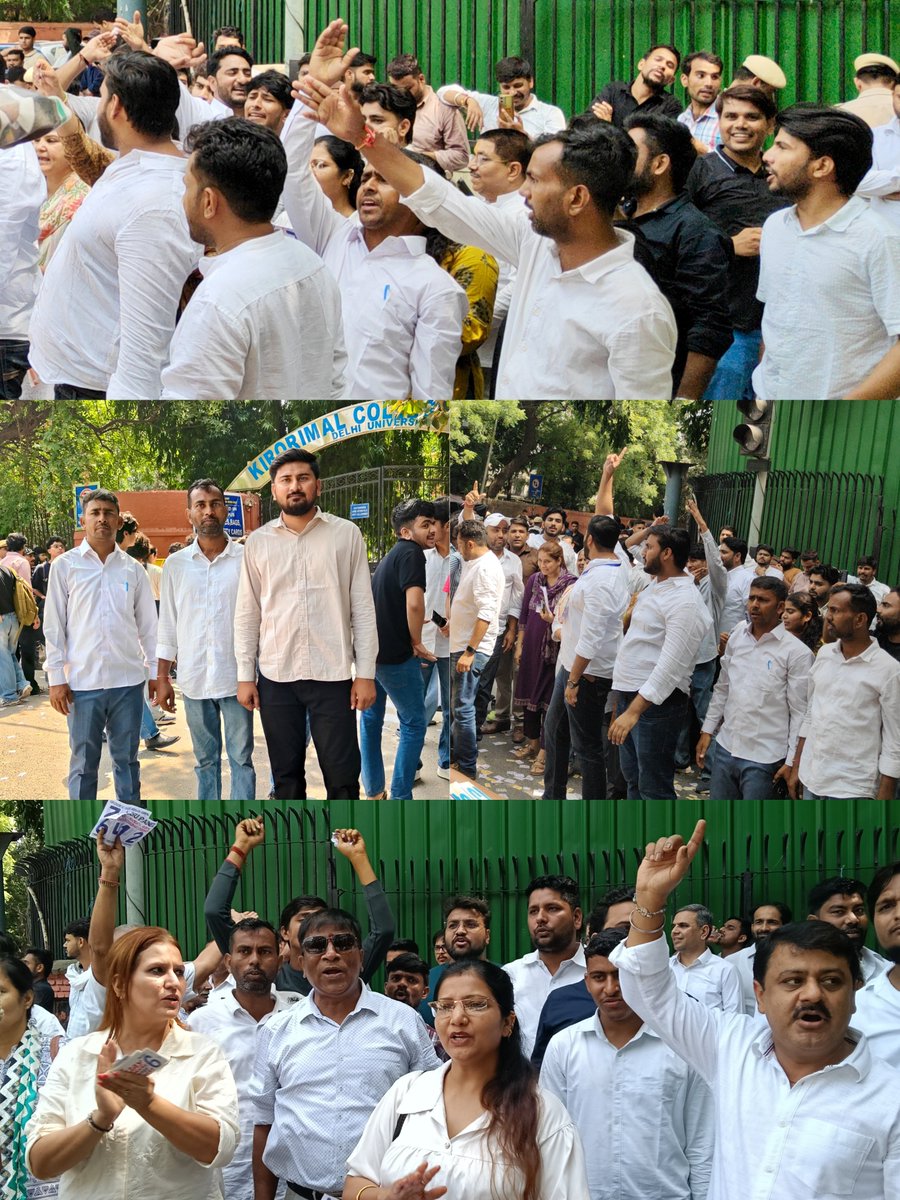 ClTirgarNSUI's tweet photo. DU चुनाव में छात्र अधिकारों,बेहतर कैंपस सुविधाओं,छात्र कल्याण और मजबूत प्रतिनिधित्व के लिए @nsui के पूरे पैनल को वोट देने की अपील की

हर समुदाय की भागीदारी हर छात्र की आवाज़ छात्र हित सर्वोपरि।

#6412 #DelhiUniversity #du2026
@VinodJakharIN @NayakRagini @INCIndia @NSUIRajasthan https://t.co/bFHFdZeATJ