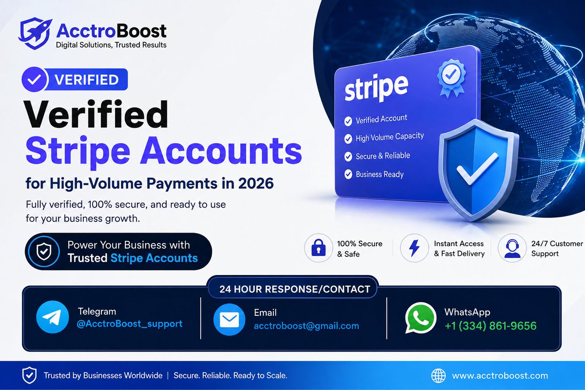 AcctroBoost's tweet photo. 💳 Need a Stripe account solution for your online business?

Look beyond price. Check verification status, suitability, secure delivery, support &amp; service terms.

https://t.co/Sx4wWgCLOy

#Stripe #Ecommerce #PaymentSolutions #AcctroBoost https://t.co/qJ9Ae0347O