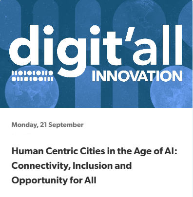 ITUstandards's tweet photo. 🏙️ AI can reshape our cities. But will everyone have a place in them?

If AI is built into cities #accessibility &amp; #inclusion must be built in from day one

That’s the conversation we are bringing to #DigitalUNGA

Join us online on 21 September @ 16:00: https://t.co/qZVa2JXfFG https://t.co/38Ko65CAW5