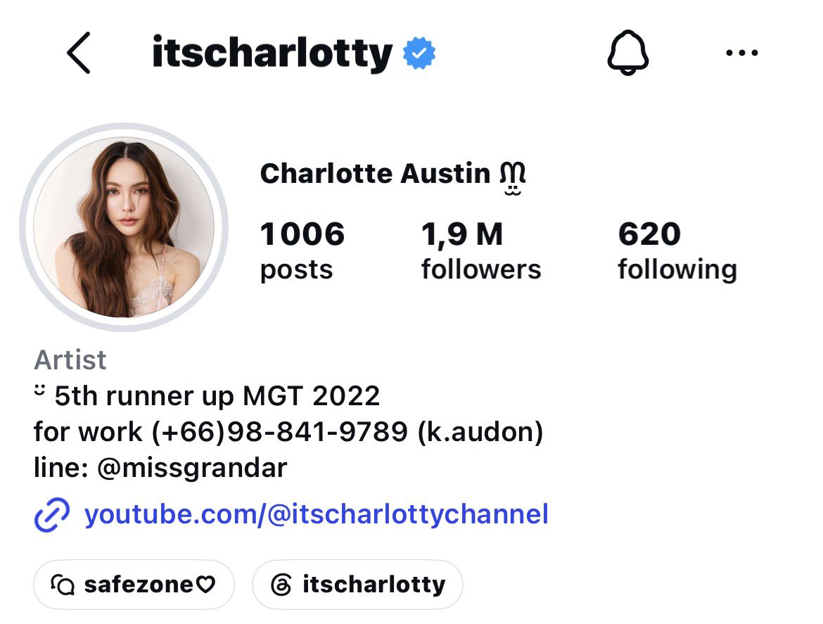 UgulavaLizi's tweet photo. i need yall to go follow charlotte on all her socials

let’s show her all the love &amp; positivity and get her to 2M on IG asap- https://t.co/YMzDT6pDfi