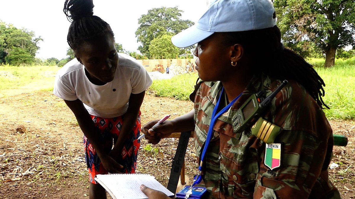 unmissmedia's tweet photo. “Lasting peace is built through mutual trust, and respect for others.”
Thousands of kilometres from home, Captain Djamilla Pelagie Balak'we Seibou from #Benin 🇧🇯 is serving as a @UN Military Observer with #UNMISS. On #PeaceDay, she shares her hopes for a safer, peaceful future for the communities she serves in conflict-affected 🇸🇸 #SouthSudan. Her story reminds us that peace starts with the simplest of actions: listening.

Read more: https://t.co/MQxcIe3AfC
#A4P #InvestInPeace