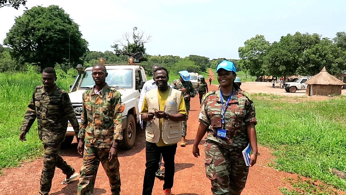 unmissmedia's tweet photo. “Lasting peace is built through mutual trust, and respect for others.”
Thousands of kilometres from home, Captain Djamilla Pelagie Balak'we Seibou from #Benin 🇧🇯 is serving as a @UN Military Observer with #UNMISS. On #PeaceDay, she shares her hopes for a safer, peaceful future for the communities she serves in conflict-affected 🇸🇸 #SouthSudan. Her story reminds us that peace starts with the simplest of actions: listening.

Read more: https://t.co/MQxcIe3AfC
#A4P #InvestInPeace