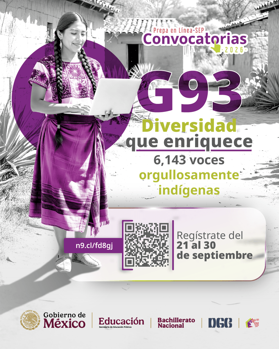 EmbaMexAr's tweet photo. 🌎 Tu historia, tus raíces y tu voz también forman parte del cambio. 
🗓️Del 21 al 30 de septiembre, únete a la comunidad y enriquécete de cada espacio con diversidad, cultura y nuevas perspectivas. 💻 #Convocatorias2026PLSEP #DiversidadQueEnriquece https://t.co/Ac63mFxCgA