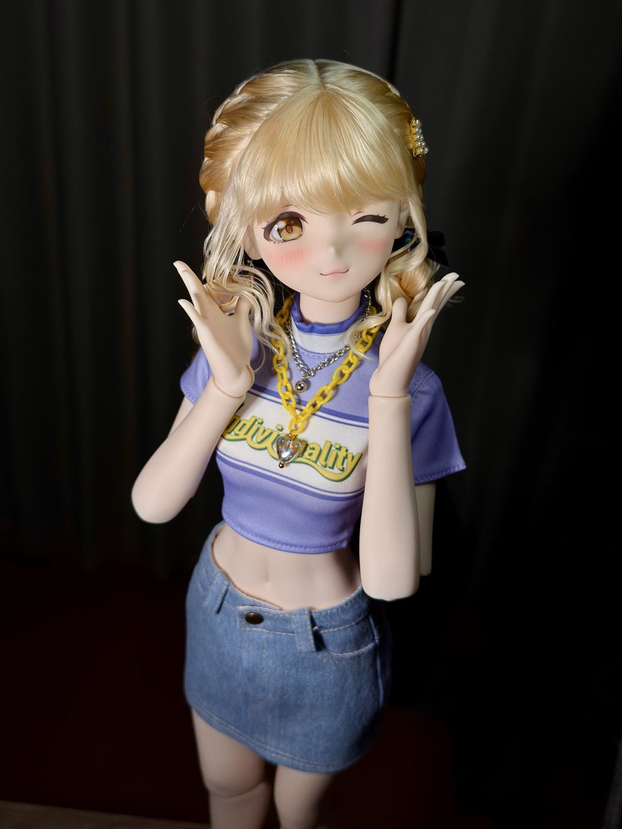 PomePomeMimimi's tweet photo. ことねドール可愛すぎて3時間くらい写真撮ってた(◍•ᴗ•◍)

めちゃスタイルいい！かわいい！美人！

パーツとかも全部デフォルト装備だけど、全然可愛いʚ♡ɞ

ピース手は欲しいけど、キャストドールのパーツ変えられる気がしない( ´^`° )笑 https://t.co/nzYQ3dsKSM