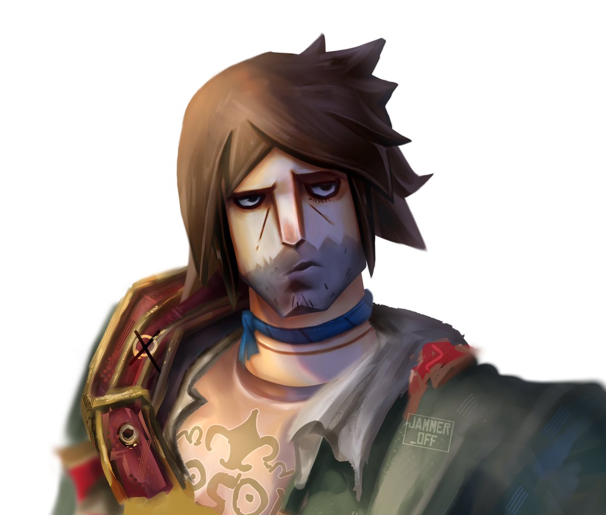 Jammer_off's tweet photo. stinky alcoholic #seaofremnants #fanart https://t.co/YD6pGUWn71