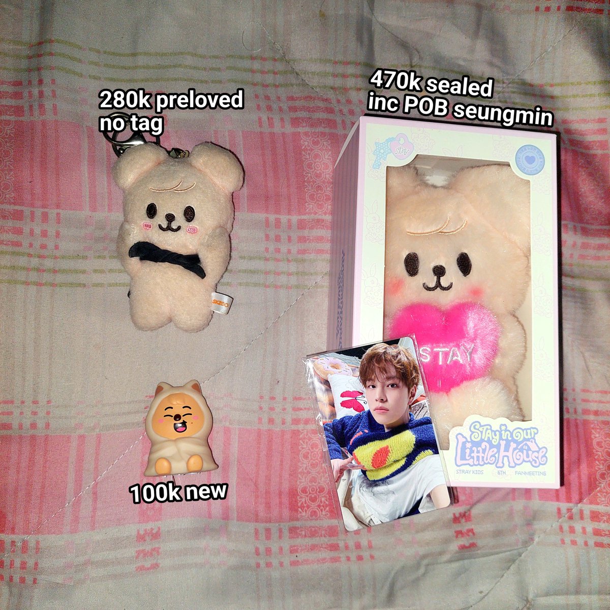 hyunhoii's tweet photo. Help RT Please ^^

WTS AAB STRAYKIDS

- Puppym Magnet Takbir
- Puppym Voice Keyring with POB
- Gacha Quokka Lamp
- seungmin photocard
💸 in pict

NEGOTIABLE kl dirasa kemahalan ya
👌 Ready Kamar
🍊 event 25.9 / 10.10 (with DP)
📍Tangerang

🏷 skz skzoo #pasarskz 스트레이키즈 양도 https://t.co/A9t029DmXr