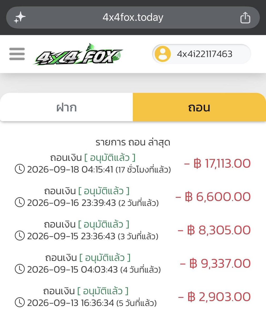 hasanak69799474's tweet photo. #4X4FOX 🚀

🎁สมัครวันนี้เปอร์เซ็นต์แตก 90%
💸ทุนน้อยก็ปังได้ มั่นคงปลอดภัย

🔥แตกหนักX2 ทุกยูสเซอร์
👉ใช้งานง่ายบริการฝาก-ถอนรวดเร็ว 
🙇‍♀️แอดมินดูแล24ชม.

🕹️: สมัคร: https://t.co/kZspeRm9xM

⌛️Bounus Time บoกช่วง!วลาเล่น 
🎰!!จกฟรีสปีน !!จ็คพoต!!แตกดี https://t.co/RfaRbMGCUu