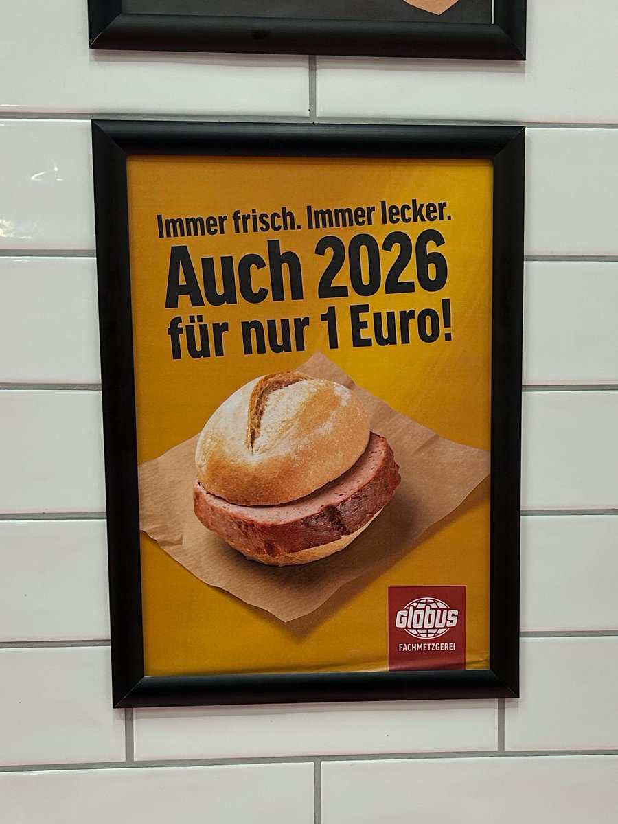 boersenbelfort's tweet photo. Globus vom Volk fürs Volk, die gesetzte der Inflation gelten dort nicht.

1€ = so ein dickes Leberkäsbrötchen

Lang lebe Globus https://t.co/6jZkJ670Nv