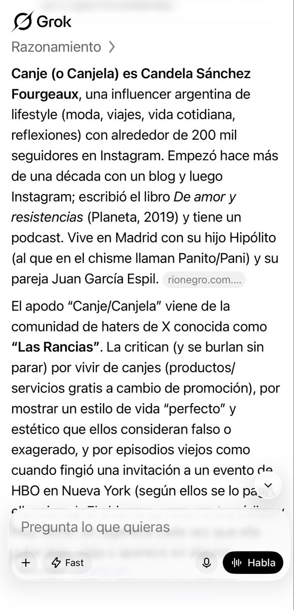 sOychanchaFit's tweet photo. Xica grok es un rancio más! Me mata la fuente principal @psicopattete https://t.co/2TlgoTvWu8