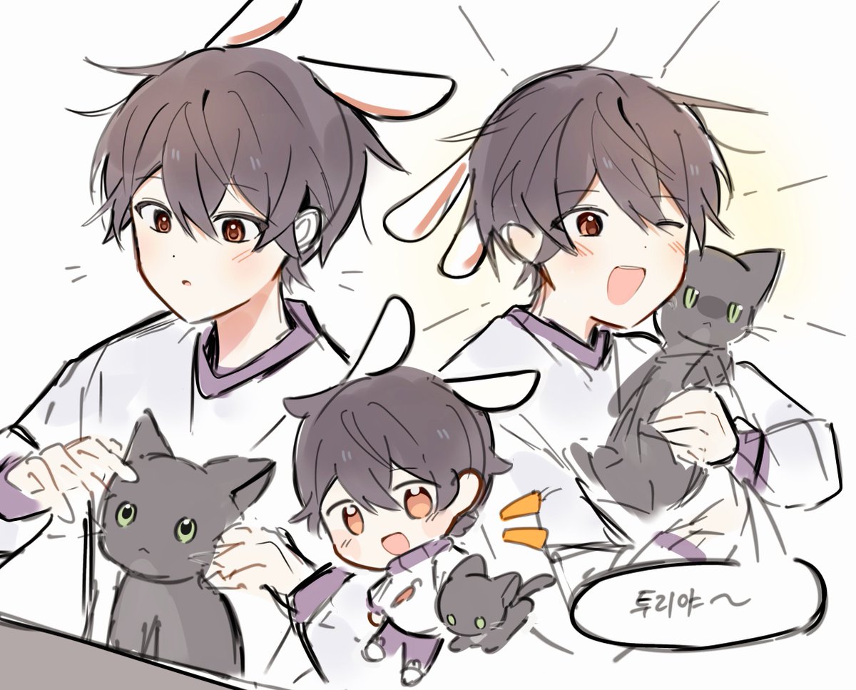 tachu_9007's tweet photo. 고양이좋아토끼 https://t.co/d7TWlrq4tr