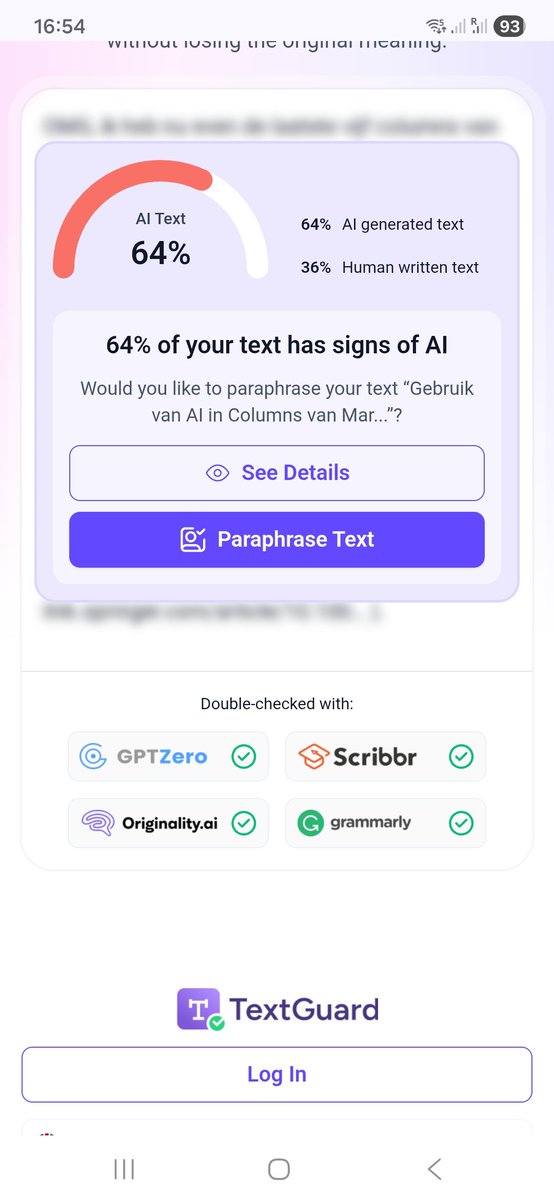 WimCeelen's tweet photo. @mboudry @vanranstmarc Luidens Pangram analyse van je tweet ben je zelf ook 64% machine, wist je dat? https://t.co/n2HrMQP5y3