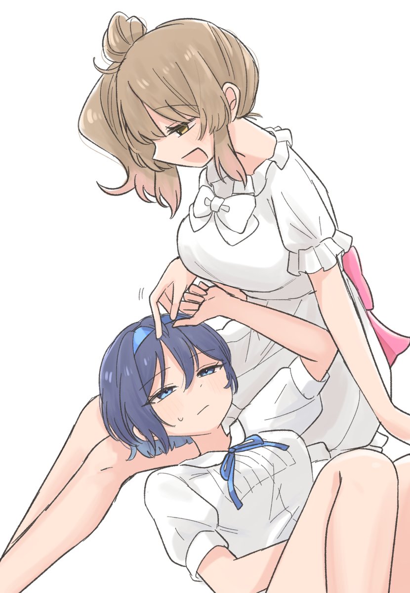 san3touy's tweet photo. ささつづ膝枕 https://t.co/ExvbAcHCpa