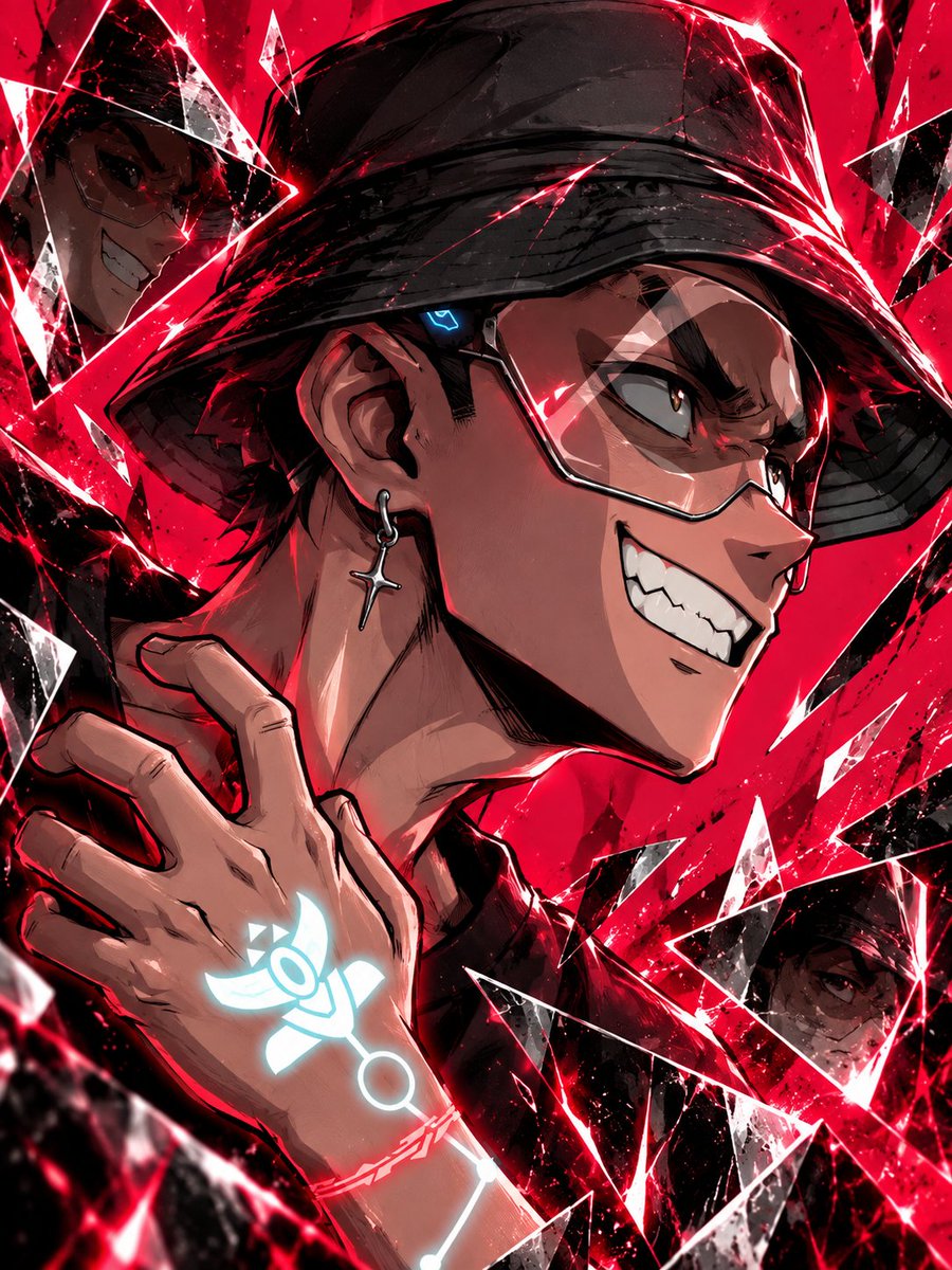 CryptoRonin2's tweet photo. WHAT IF YOUR NFT GOT SHATTERED INTO PURE CRIMSON ENERGY👀

🚨 NEW PROMPT DROP🚨

Turn your PFP into a dark cinematic psychological anime masterpiece.🖤🔥

👁️ Extreme emotional close-up
💥 Shattered glass & manga fragments
🔴 Crimson impact lighting
⚫ Black & white graphic contrast
✨ Glossy high-end anime rendering
🎬 Intense cinematic composition
🔒 Identity stays 100% LOCKED

🔒 Identity stays 100% LOCKED

3 PARTS ⚠️ ONE PROMPT.

Prompt:

PART 1/3

Use the uploaded NFT/PFP as the ONLY SOURCE for the character's identity.

The uploaded NFT/PFP determines WHAT the character is.
The visual reference determines ONLY HOW the character is rendered, composed, lit, textured, framed and presented.

🔒 ABSOLUTE IDENTITY LOCK

Preserve the uploaded NFT/PFP completely and make it instantly recognizable.

Preserve:

face
facial structure
eyes
eyebrows
nose
mouth
expression
hair
hairstyle
hair color
skin tone
body proportions
clothing
accessories
jewelry
symbols
markings
weapons
logos
patterns
original color identity
recognizable silhouette.

DO NOT redesign the character.
DO NOT replace clothing.
DO NOT remove accessories.
DO NOT invent character features.
DO NOT alter the character's identity.

The NFT/PFP is the identity source.
The reference style is not an identity source.

🎬 CORE VISUAL STYLE

Premium high-end anime illustration built around an extreme psychological close-up, combining:

CINEMATIC ANIME CHARACTER ART
×
DARK MANGA EDITORIAL
×
SHATTERED GLASS / PAPER FRAGMENTATION
×
CRIMSON RED IMPACT
×
BLACK & WHITE GRAPHIC CONTRAST
×
GLOSSY PAINTERLY RENDERING
×
INTENSE PSYCHOLOGICAL PORTRAIT.

The artwork should feel like a dramatic anime character portrait that has been physically broken apart by sharp fragments, revealing the character through a chaotic composition.

Premium collectible artwork.

Dark.

Aggressive.

Elegant.

Highly detailed.

📷 CAMERA / FRAMING

Use an extreme close-up portrait.

The face occupies the majority of the frame.

Camera positioned directly in front of the character with an intimate, confrontational perspective.

Crop tightly around:

eyes
nose
mouth
hair
upper shoulders.

Do not use a traditional full-body portrait.

The character should feel extremely close to the viewer.

Use slight perspective exaggeration around the face while maintaining believable anatomy.

Vertical composition.

The eyes should become the primary visual anchor.

👁️ EYES / PSYCHOLOGICAL FOCUS

Make the eyes extremely expressive and visually dominant.

Preserve the NFT's original eye shape and identity.

Render the eyes with:

deep shadows
highly detailed irises
sharp catchlights
wet reflective surfaces
subtle crimson illumination.

If the original character has colored eyes, preserve that identity while allowing strong red environmental reflections.

Create an intense, almost hypnotic gaze.

The expression should communicate danger, confidence, tension and psychological intensity without changing the character's original expression beyond what the reference presentation implies.

💥 SHATTERED / FRAGMENTED COMPOSITION

Build the entire composition around large sharp irregular fragments surrounding and partially framing the face.

Use fragments resembling:

shattered glass
torn photographic paper
broken manga panels
angular reflective shards
sharp white fragments
black geometric pieces.

Fragments should overlap one another in multiple depth layers.

Some fragments should sit:

behind the character
around the face
across peripheral areas
in the foreground.

The fragments must create a powerful sense of the image itself being shattered.

Use sharp triangular and irregular shapes.

Avoid perfectly geometric repetitive patterns.

Fragments should feel hand-composed and dynamic.

Never obscure the eyes, nose or essential facial identity.
